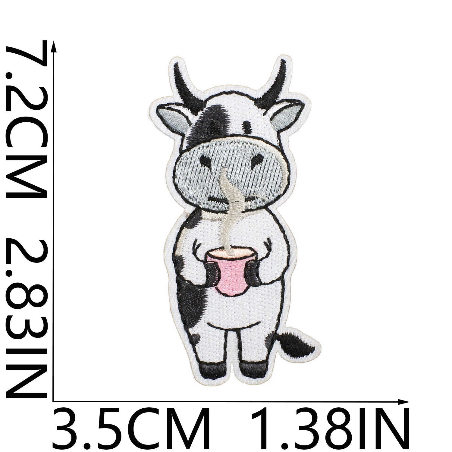 Wholesale Mother Cow Embroidery Cloth Patches